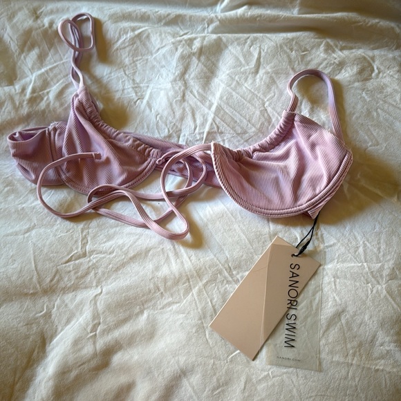 Santorini swim Tasmania bikini set purple size small - Picture 5 of 5